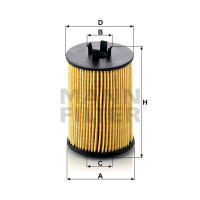 Фильтр масляный MANN-FILTER HU 612/1 X